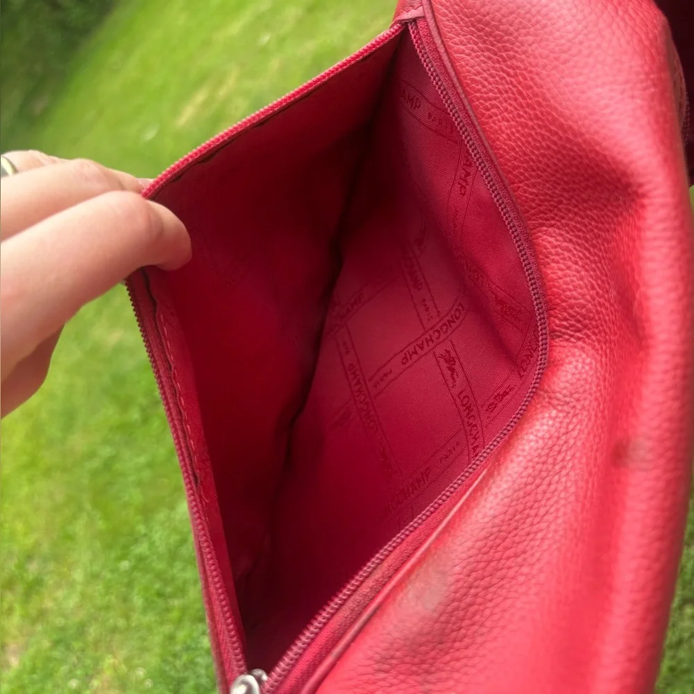 Longchamp Leather Red Mini-Backpack - Picture 9 of 16